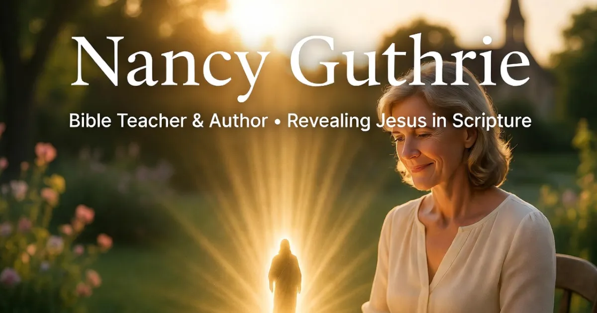 Nancy Guthrie: Bible Teacher & Author Revealing Jesus in Scripture